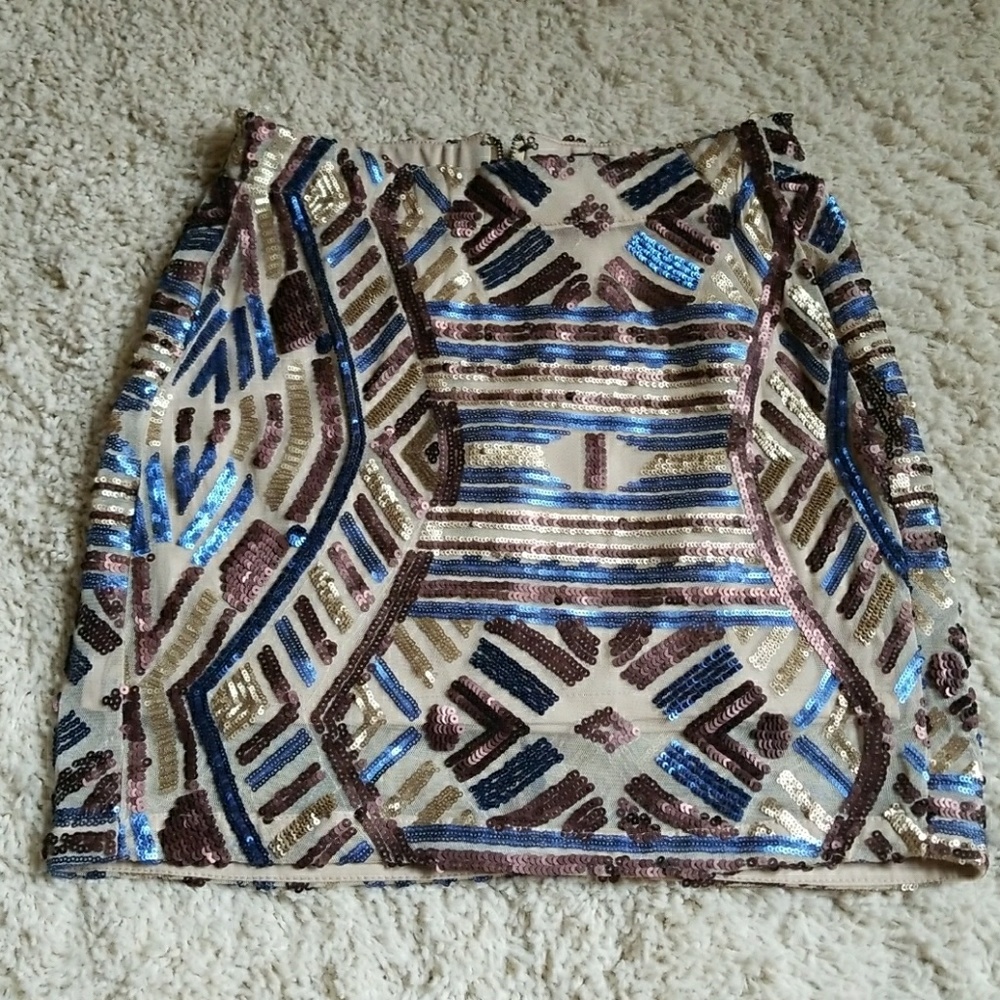 Glitzy skirt!